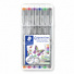 Ручки капиллярные Staedtler Pigment Liner, 0.5 мм, 6 цветов