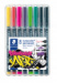 Маркеры перманентные Staedtler Lumocolor, 8 штук (F, M, B: 0.6, 1.0, 1.0-2.5 мм)